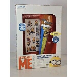 Despicable Me Minion Made Light-Up Melody Microphone Banana Song New NIB Sealed